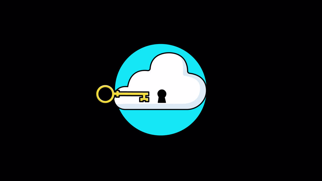 Animated Key Unlocking Cloud Keyhole for Data Access