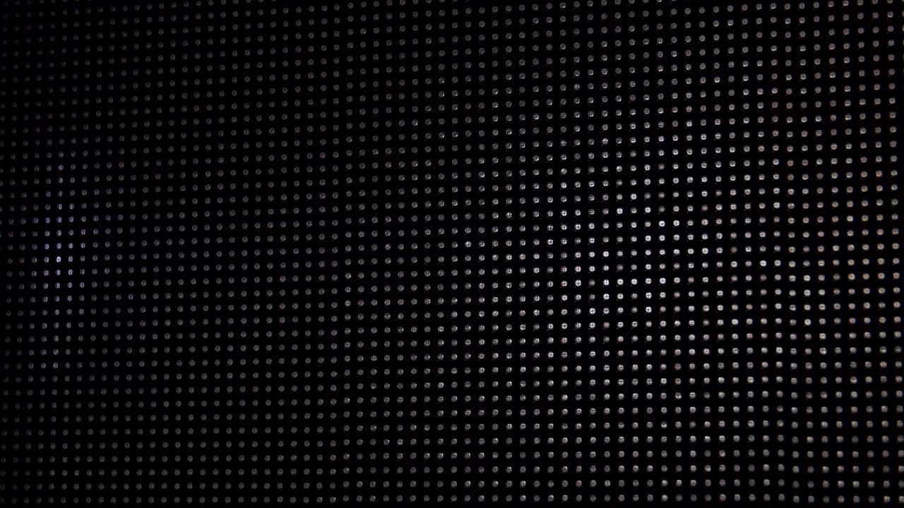 visualizzazione audio su display a led