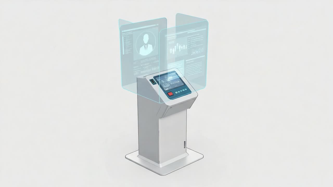 Chiosco self-service interattivo con display digitali trasparenti: una soluzione moderna per l'interazione utente e il recupero delle informazioni