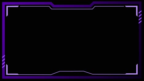 technology hud loop animation frame border hud element hud viewfinder futuristic viewfinder of the