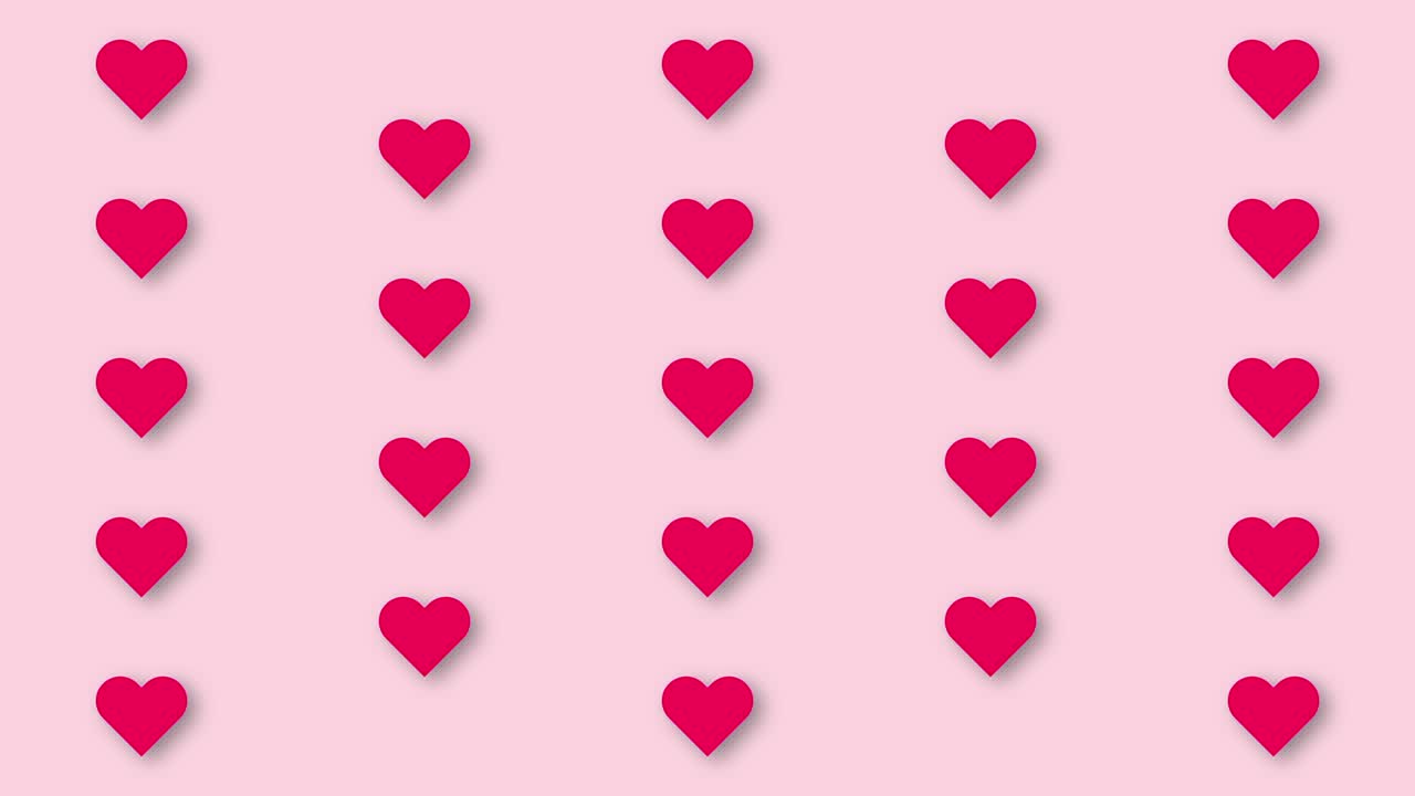 Sfondo animato con battito cardiaco pulsante (loop continuo)