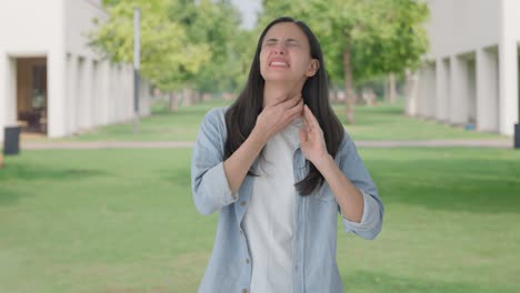 Sick-Indian-girl-suffering-from-neck-pain