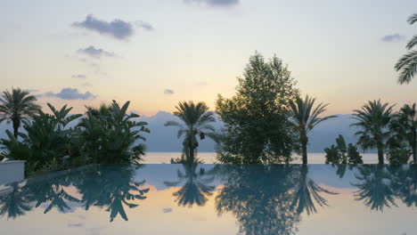 swimming pool glossy surface