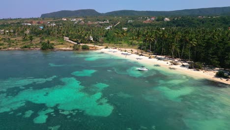 Playa-Grande-Beach,-Las-Galeras-In-Dominican-Republic