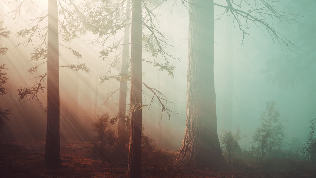 신비한 동화 깊은 마법의 숲