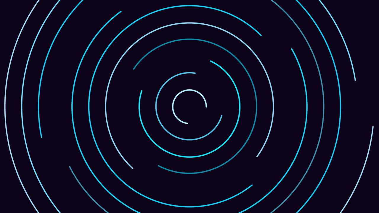 Spiraling pink lines form intricate circular pattern