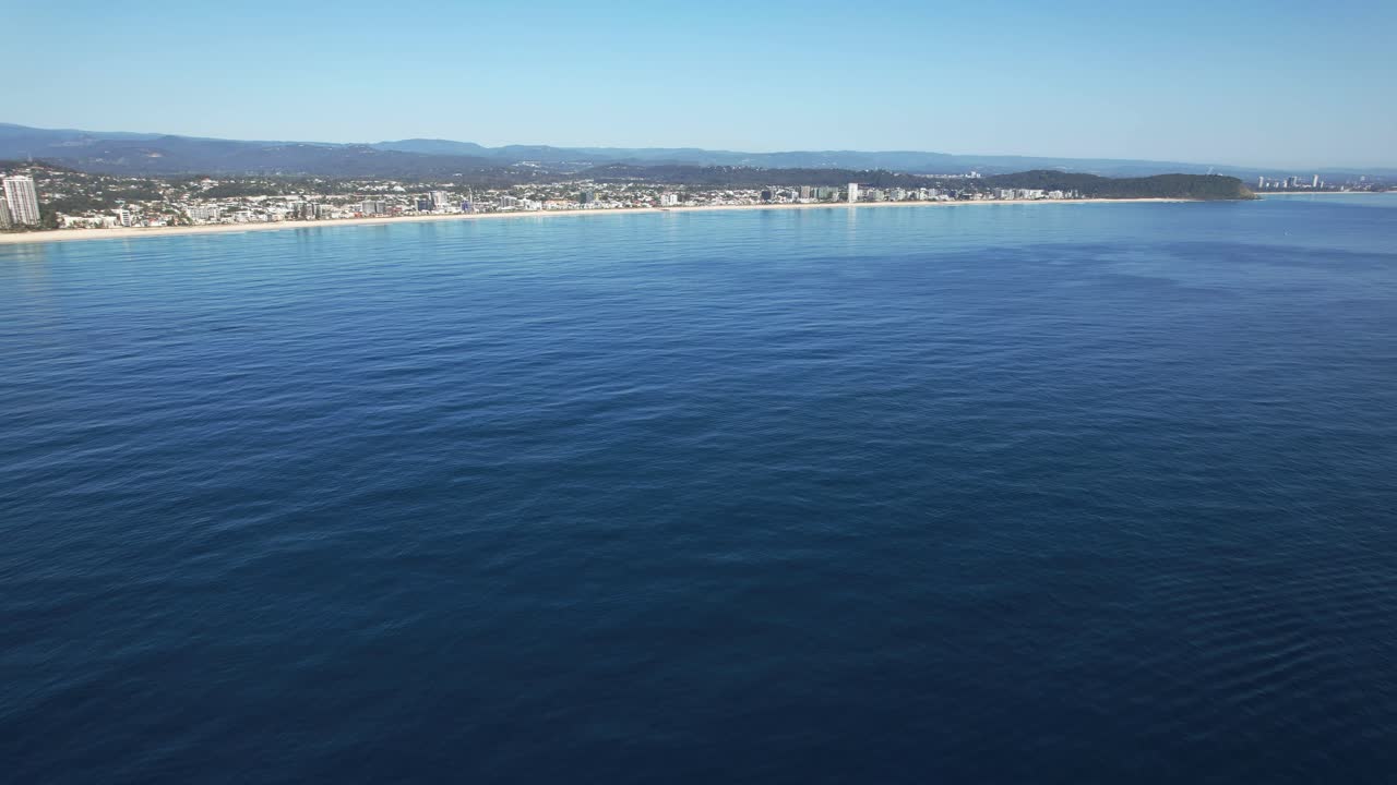 Aerial View of a Beautiful Coastal Town