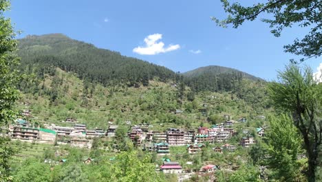 natural diversity and houses of jibhi in himachal pradesh.