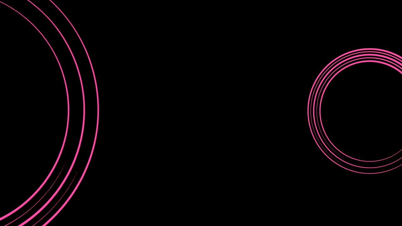 animación de video en un fondo negro mínimo en 4k, en formato de video 16:9