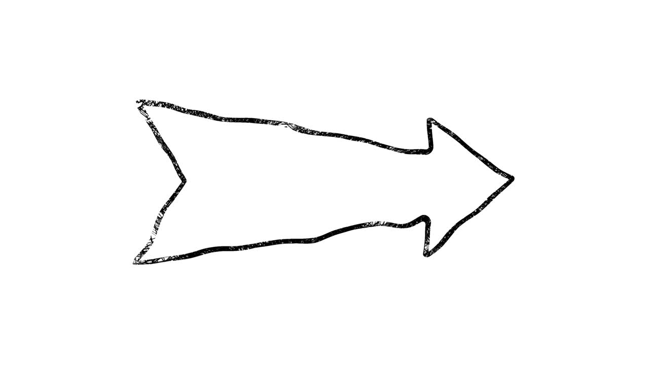 dibujar con la mano la flecha que apunta al óvalo. flecha hacia arriba animación de pizarra gráficos de movimiento 4k