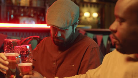 two men in pub