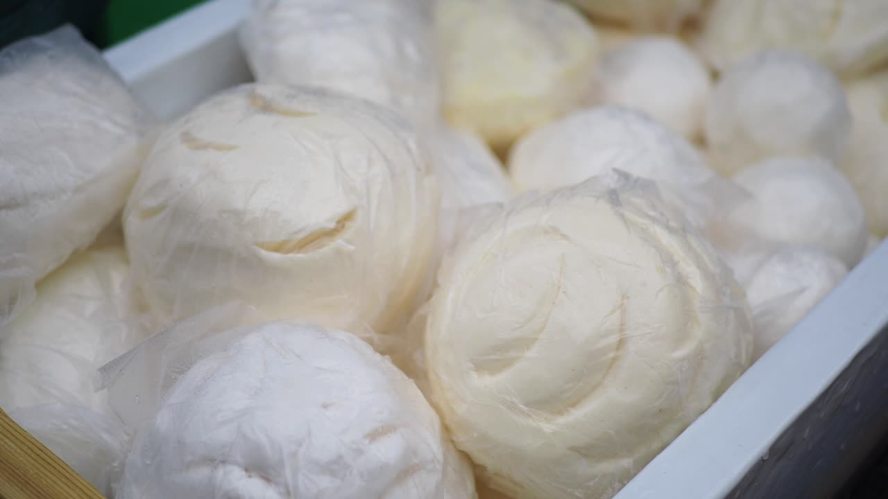 exhibición de mantequilla a granel