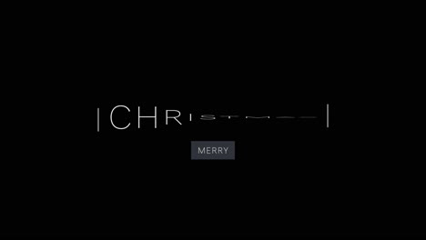 Modern-Merry-Christmas-text-on-black-background