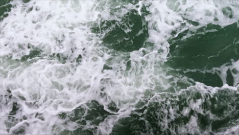 water surface in super slow motion in the mediterranean sea