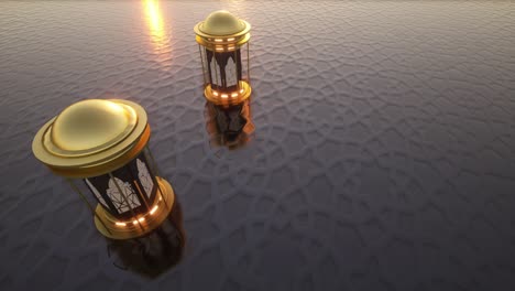 islamic and lantern decoration 4k