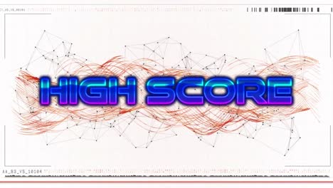 Animation-Von-Highscore-Text-über-Ein-Netzwerk-Von-Verbindungen