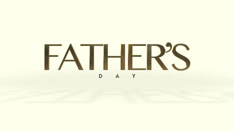 elegance fathers day text on white gradient