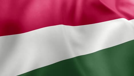 realistic waving flag of hungary with red, white, green horizontal stripes. central european national symbol, patriotism, budapest, hungary
