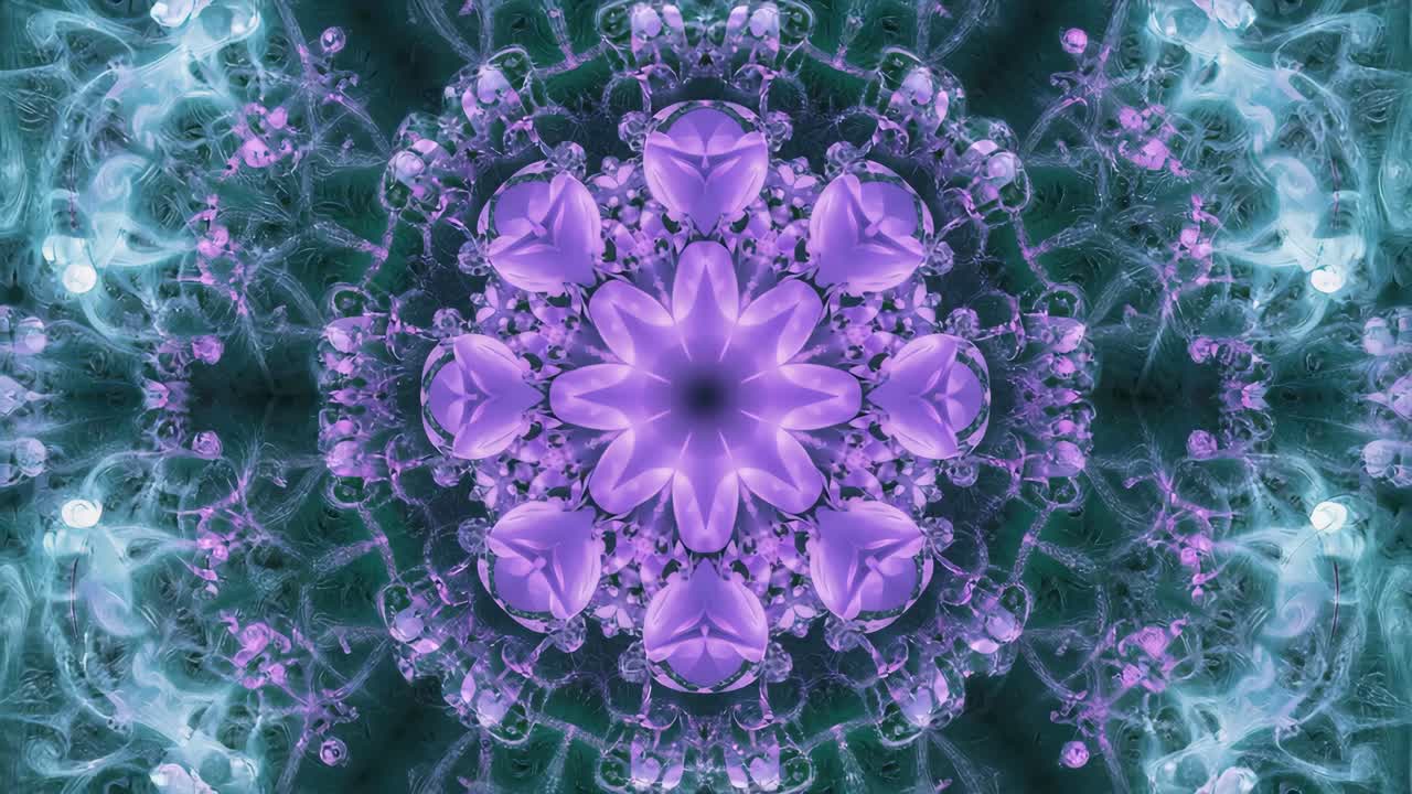 patrón de kaleidoscopio abstracto