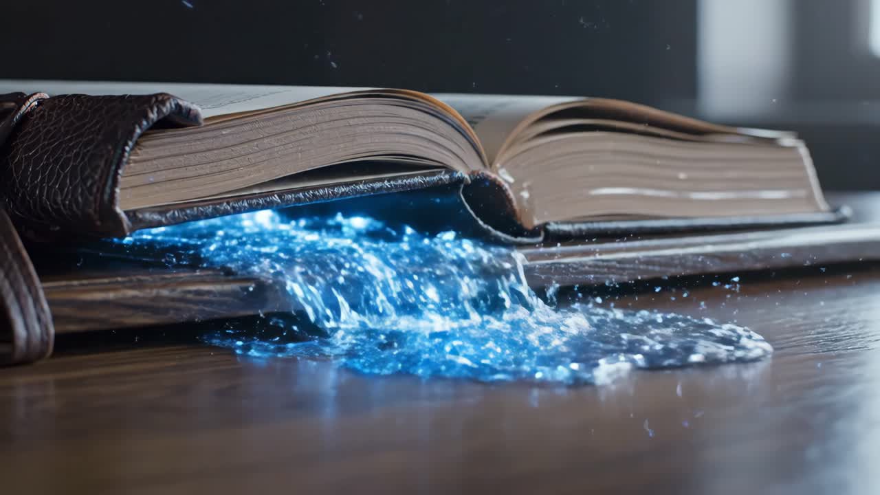 Magical Book Unleashes a Waterfall of Imagination