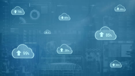 caricamento nel cloud digitale