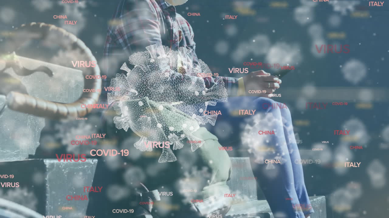 이 애니메이션은 코로나19가 아시아 여성에게 미치는 영향을 묘사합니다.