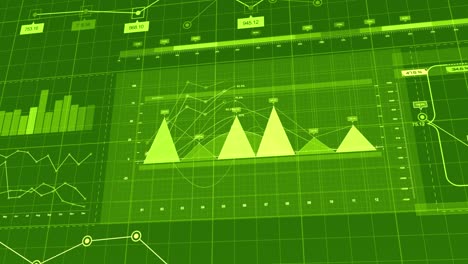 gráficos y gráficos de negocios en el mercado de valores. concepto financiero.