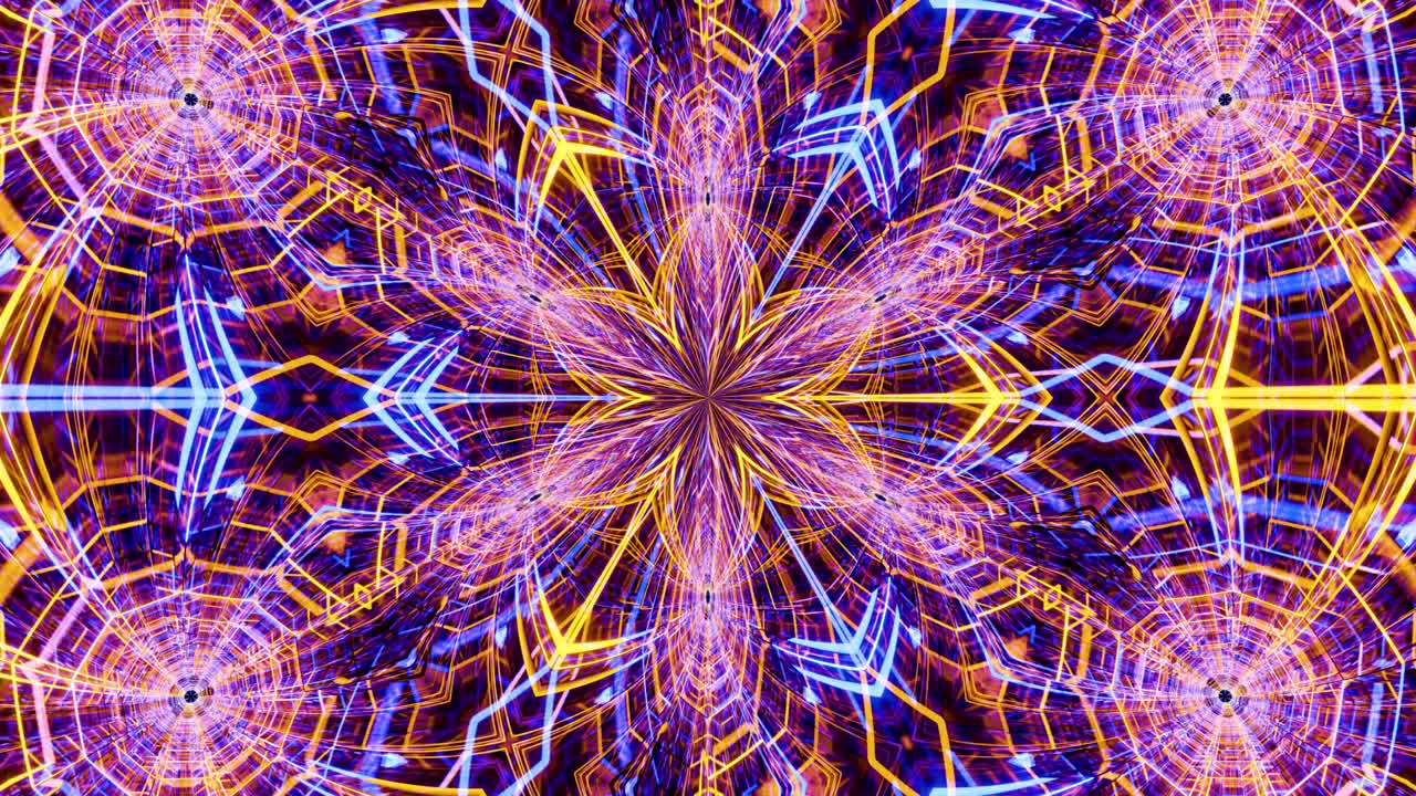 fondo de vídeo de caleidoscopio para vídeo en bucle vertical vj