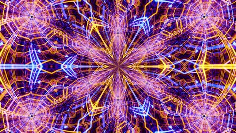 kaleidoscope video background for vj vertical looped video