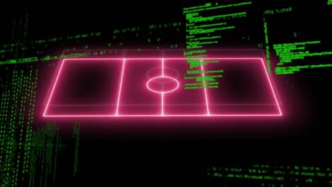 Animation-Der-Datenverarbeitung-über-Neon-Sportplatz