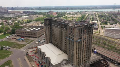 abejón aéreo detroit del depósito