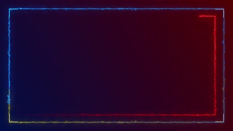 futuristic neon frame glowing deep backdrop blend of red blue electric lights for digital overlays