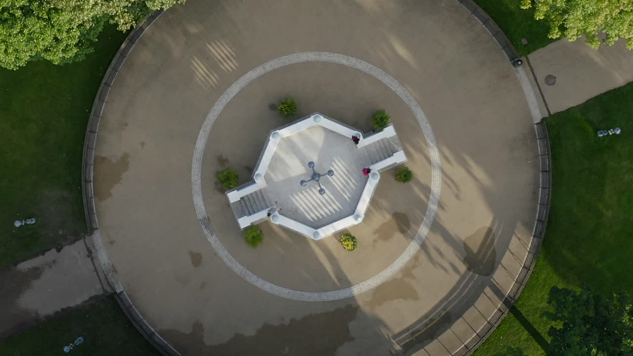 parque del pueblo, dun laoghaire, dublín, irlanda, agosto de 2021