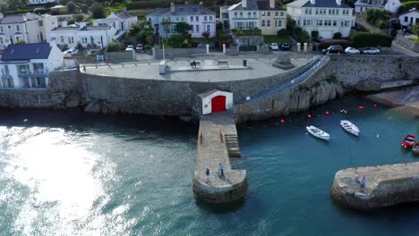 coliemore harbour, dalkey, dublin, ireland, september 2021