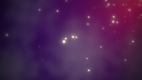 Movimiento-Y-Volar-Partículas-Abstractas-Y-Estrellas-Sobre-Fondo-Púrpura-Oscuro