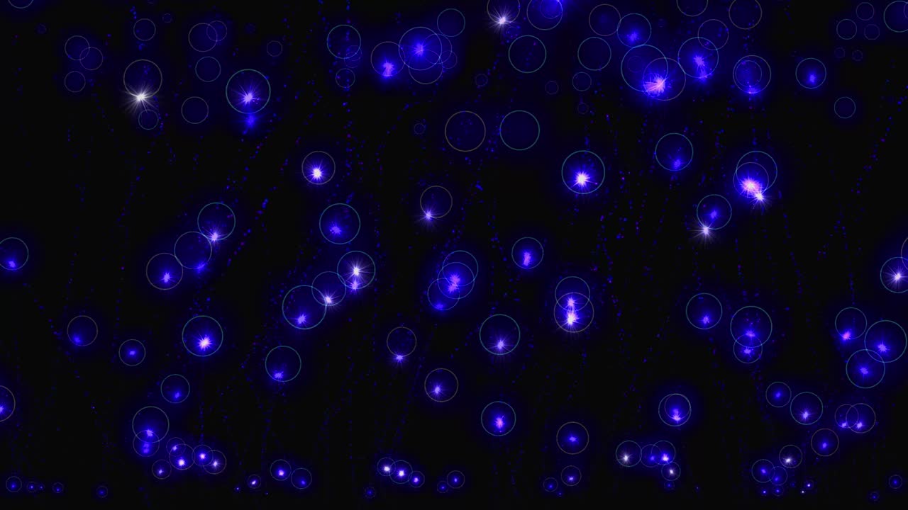 반이는 별 입자 애니메이션 모션 그래픽