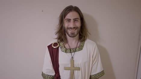 man in jesus costume