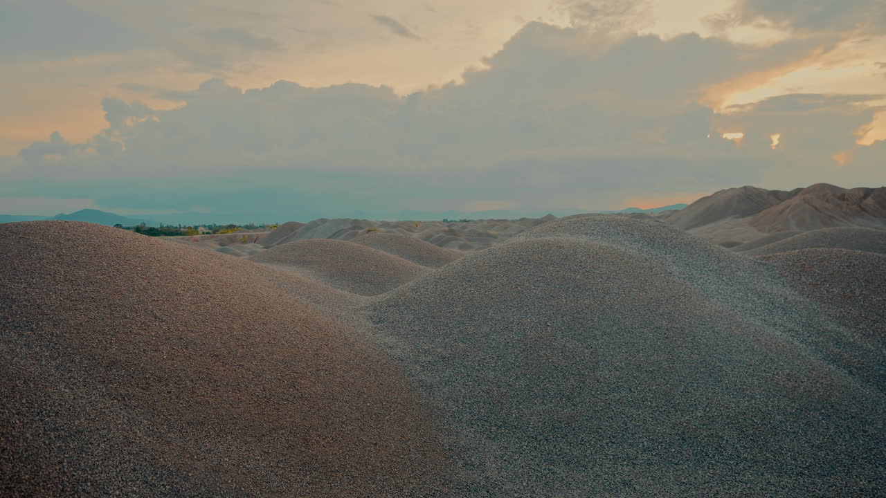 Gravel Hills at Sunset