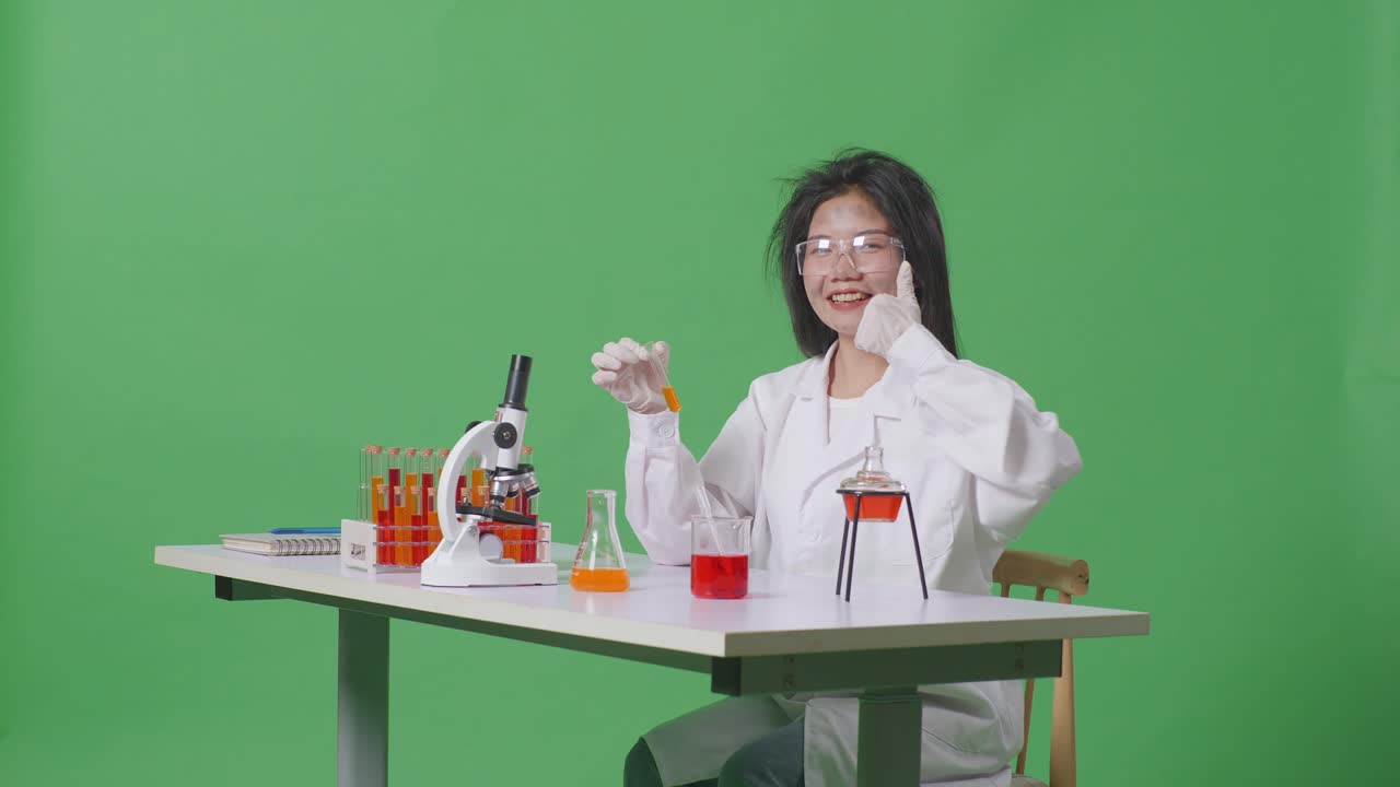 실험실의 과학자