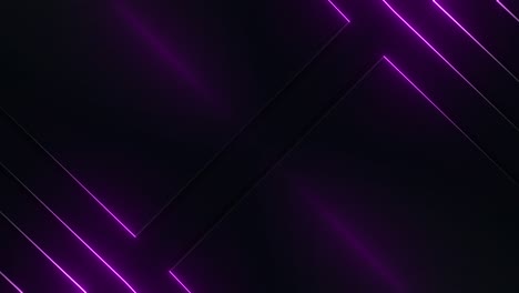 abstract geometric background with purple neon lights