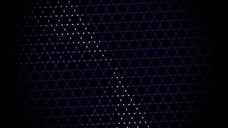 Blinking glitter grid background featuring a mesmerizing triangular lattice design. Perfect for adding a touch of sparkle and elegance to your projects