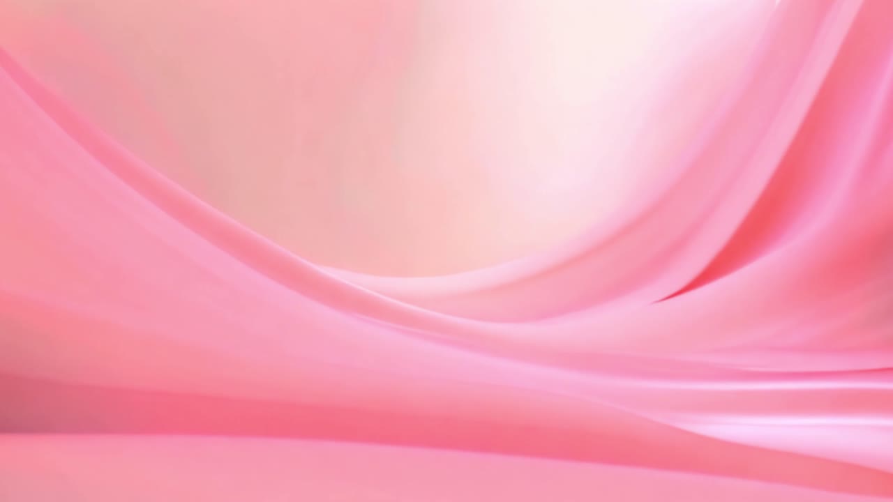 Soft Pink Flowing Fabric Background
