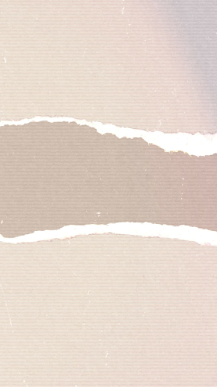 Animated Ripped Paper Transition with Glitch Effect