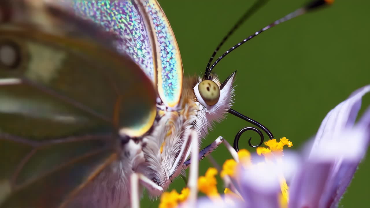 Close-up of a Butterfly on a Flower