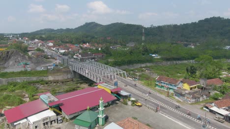 kali putih bridge in muntilan connecting central java and yogyakarta province