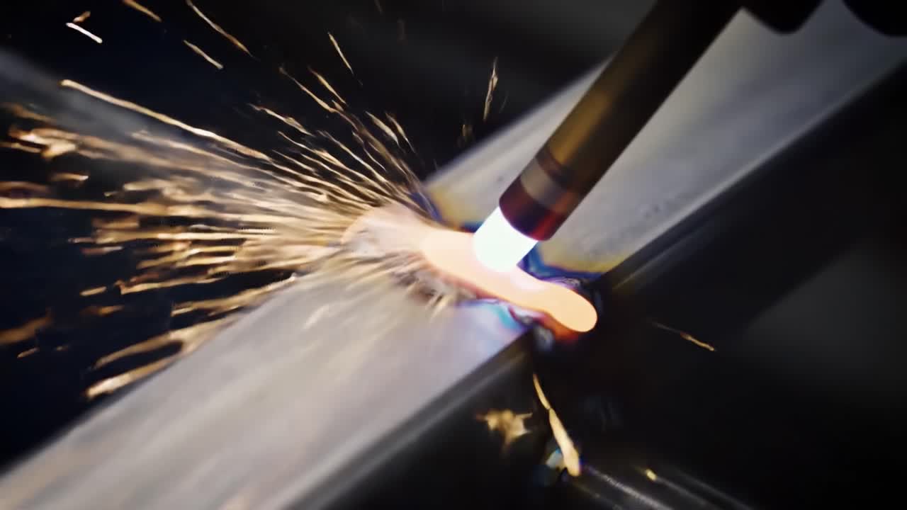 Welding Process on Metal Components