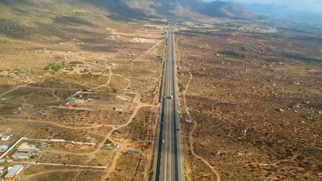 Vista-Aerea-De-La-Carretera-Panamericana-En-Chile