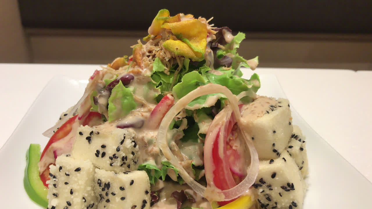 일본식 두부 샐러드