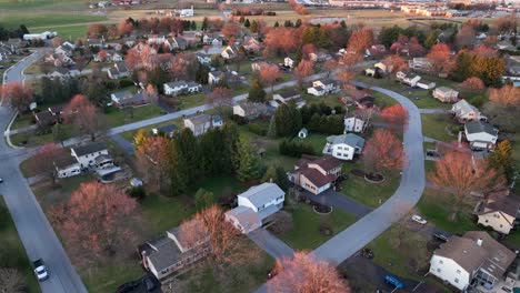 housing development in america in early spring