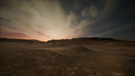 tormenta en el desierto de arena